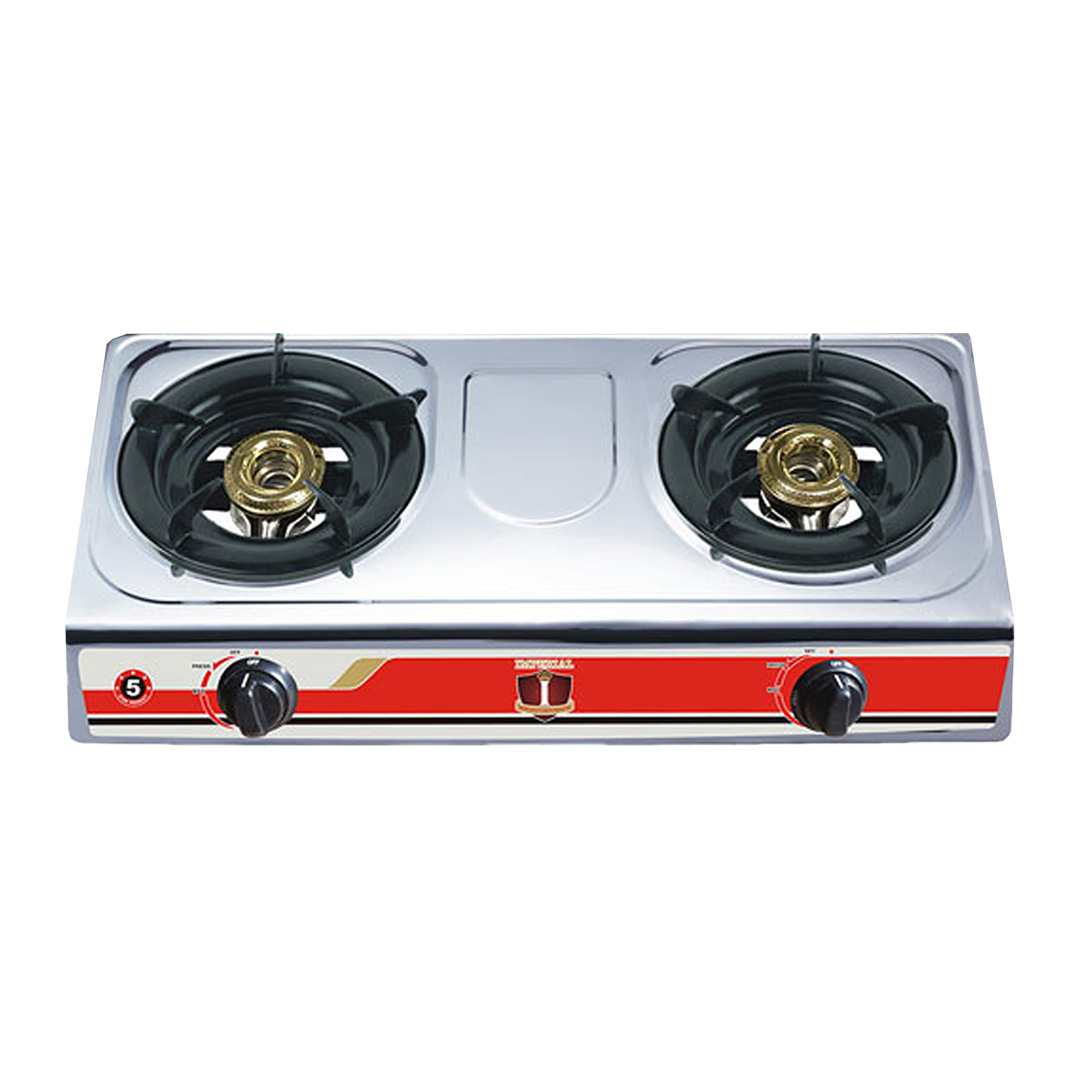 IMPERIAL 2 BURNER STOVE -- STAINLESS STEEL FREE PIPE & KNOBS